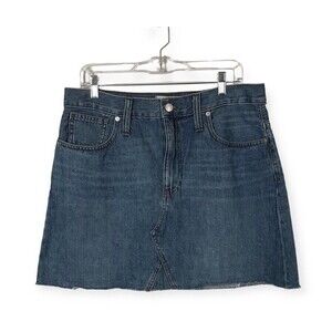 Madewell Rigid Denim A-Line Women's Size 31 Blue Lakeline Wash Mini Casual Skirt